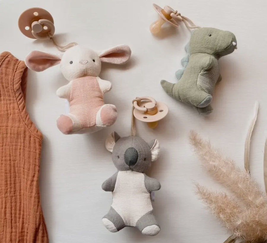 Lovey Stuffed Animal Pacifier – Luna Cay